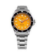 Ratio FreeDiver Sapphire Stainless Steel Yellow Dial Quartz RTF034 200M Men's Watch