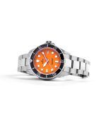 Ratio FreeDiver Sapphire Stainless Steel Orange Dial Quartz RTF035 200M Men's Watch