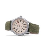 Ratio Quest Men's Field Watch Sapphire Canvas Strap Quartz RTQ019 100M Lewis And Clark Edition