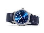 Ratio Skysurfer Pilot Blue Sunray Dial Leather Automatic RTS302 200M Mens Watch