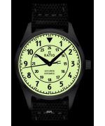 Ratio Skysurfer Pilot Full Luminous Dial Leather Automatic RTS316 200M Men's Watch