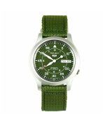 Refurbished Seiko 5 Military Nylon Strap Green Dial Automatic SNK805K2 Men's Watch