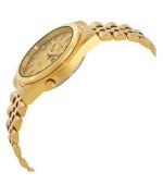 Refurbished Seiko 5 Gold Tone Stainless Steel Gold Dial Automatic SNKF82J1 Men's Watch