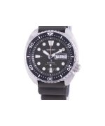 Refurbished Seiko Prospex King Turtle Silicone Strap Black Dial Automatic Diver's SRPE05K1 200M Men's Watch