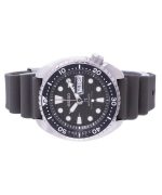 Refurbished Seiko Prospex King Turtle Silicone Strap Black Dial Automatic Diver's SRPE05K1 200M Men's Watch