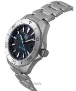 Tag Heuer Aquaracer Professional 200 Solargraph Titanium Sunray Black Dial Quartz Diver's WBP1180.BF0000 200M Men's Watch