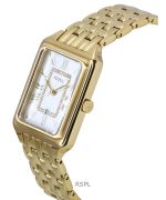 Fossil Raquel Gold Tone Stainless Steel White Mother Of Pearl Dial Quartz ES5304 Women's Watch