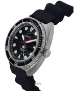 Fossil Breaker Silicone Strap Black Dial Quartz Diver's FS6062 200M Men's Watch