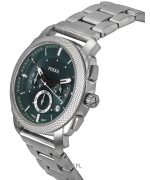 Fossil Machine Chronograph Stainless Steel Green Dial Quartz FS6079 Men's Watch