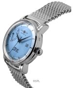 Zeppelin Atlantic Stainless Steel Ice Blue Dial Automatic 8462M6 Men's Watch