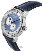 Zeppelin Friedrichshafen Leather Strap Blue Dial Automatic 85683 Men's Watch